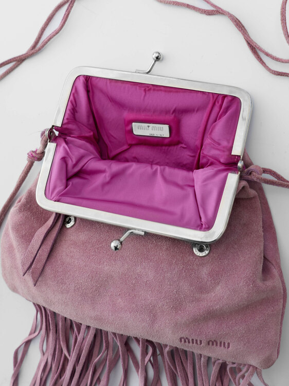 Miu Miu Suede Mini Bag 