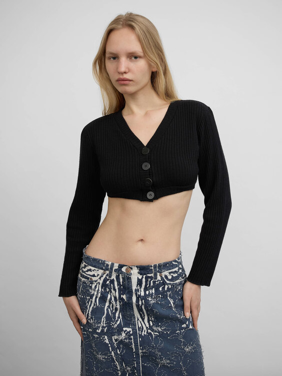 Plein Sud Cropped Cardigan 