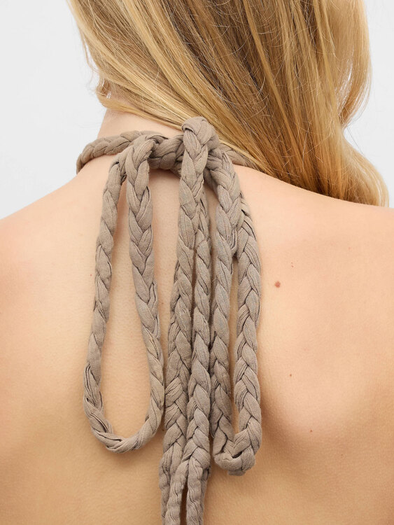 Michiko Koshino Bubble Halter Top 