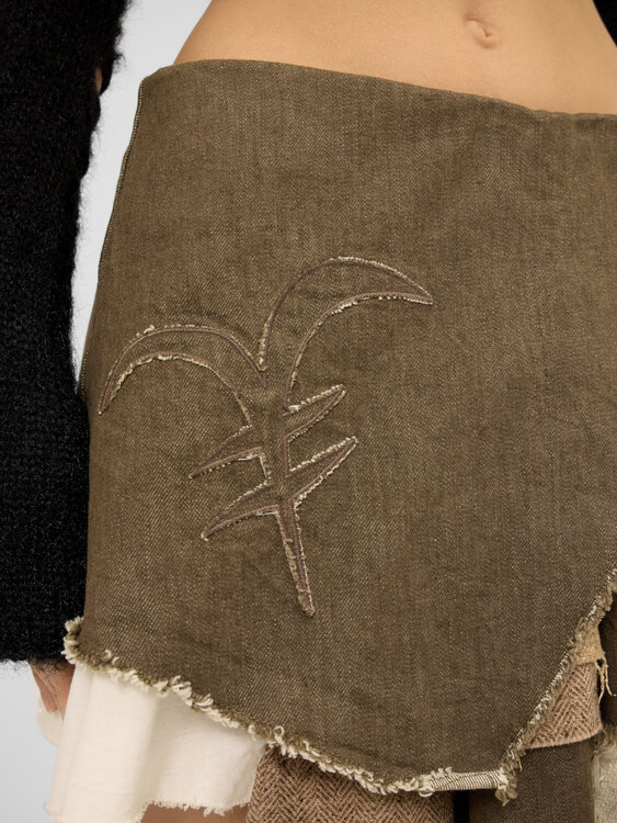 Michiko Koshino Patchwork Skirt 