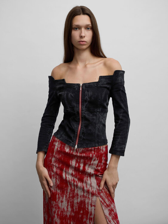 Plein Sud Denim Bustier 