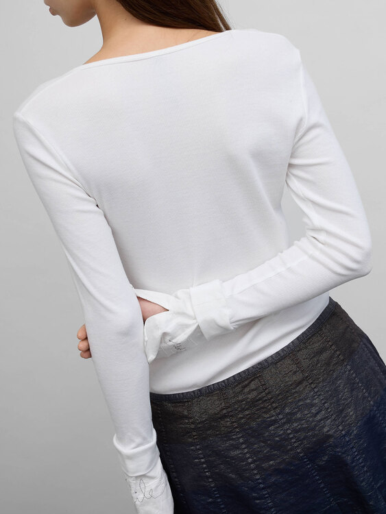 Cop Copine Tie Neck Top 