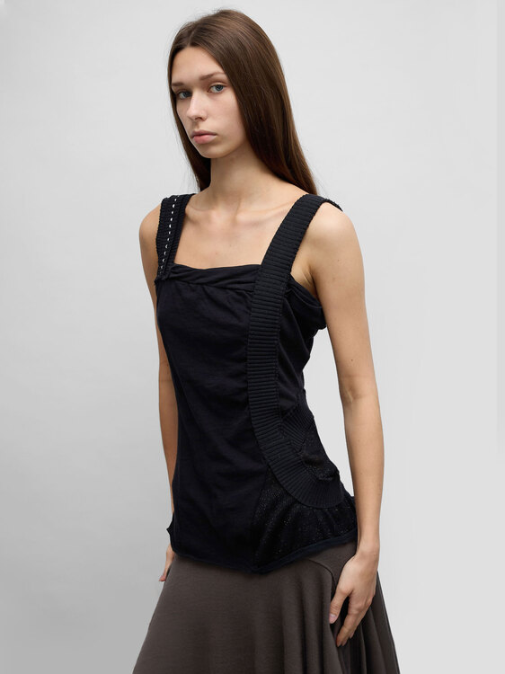 Deconstructed Knit Top 