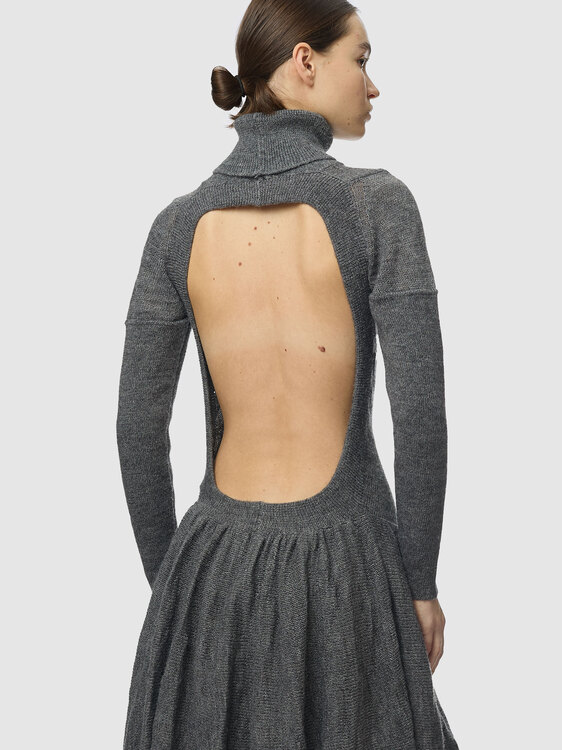 Stefanel Backless Knit Dress 
