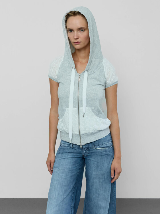 Fornarina Cap Sleeve Hoodie 