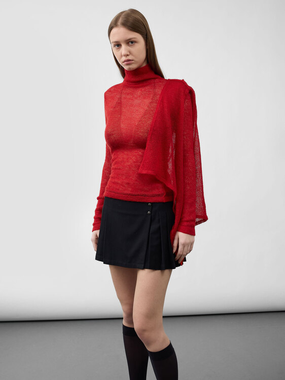 Plein Sud Red Mantle Jumper 