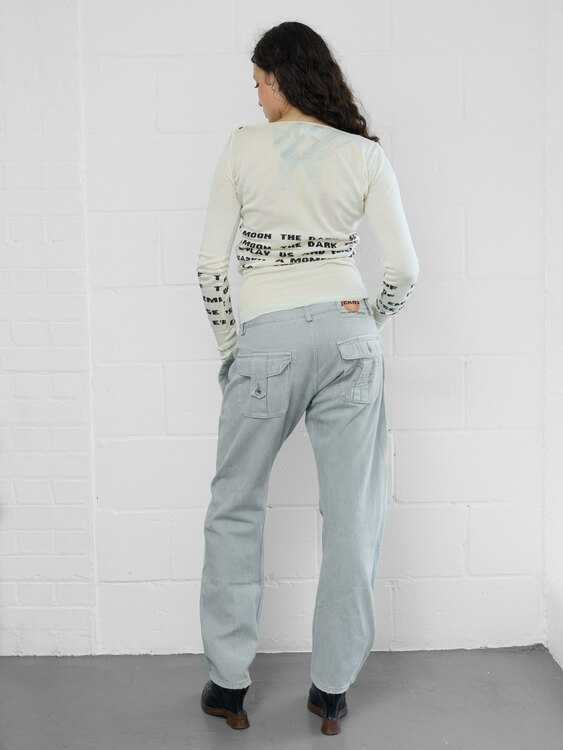 Michiko Koshino Barrel Leg Jeans 