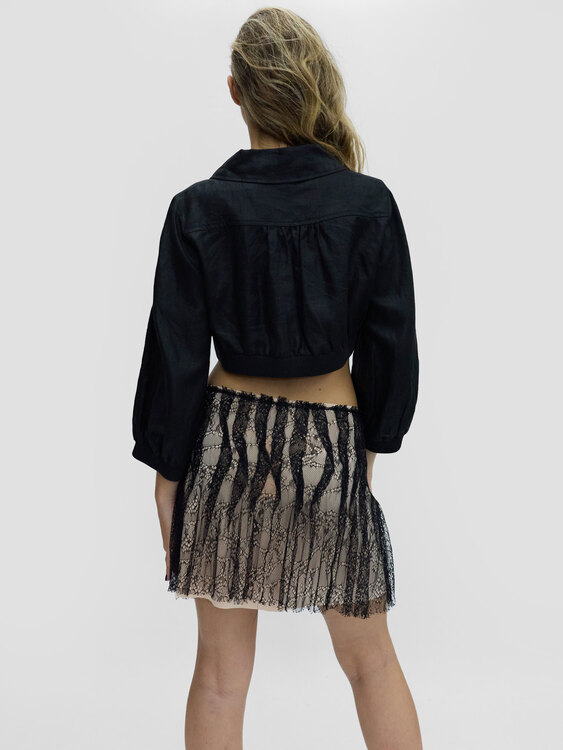 Cop Copine Black Cropped Jacket 