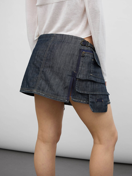 Girbaud Denim Mini Skirt 
