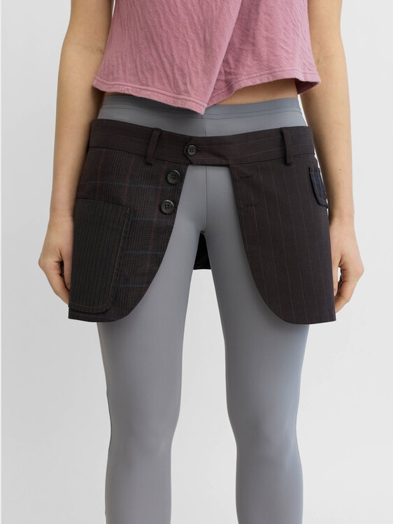 Deconstructed Suit Style Belt 