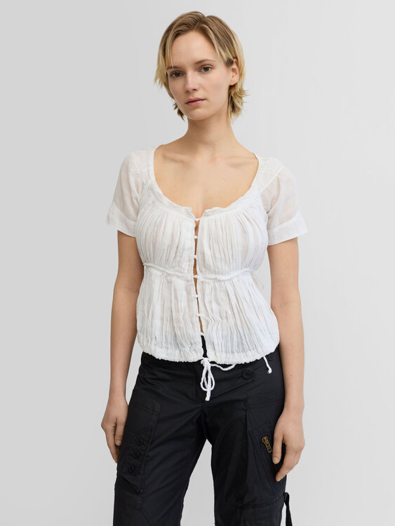 Zucca Gathered Blouse 