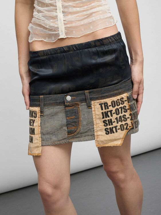 Michiko Koshino Double Waist Skirt 