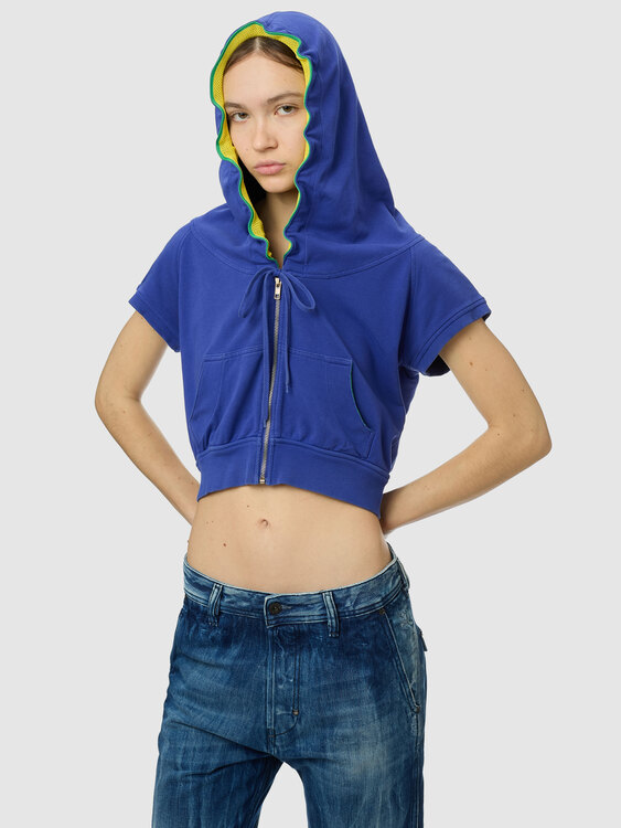 Stefanel Cropped Hoodie 