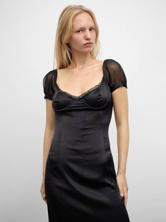 Dolce & Gabbana Silk Midi Dress 