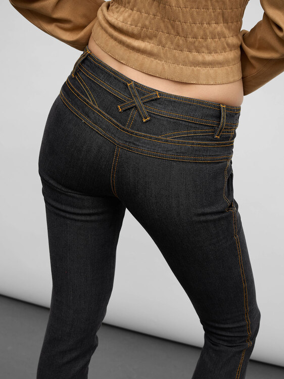 Antonio Berardi Double Waist Jeans 