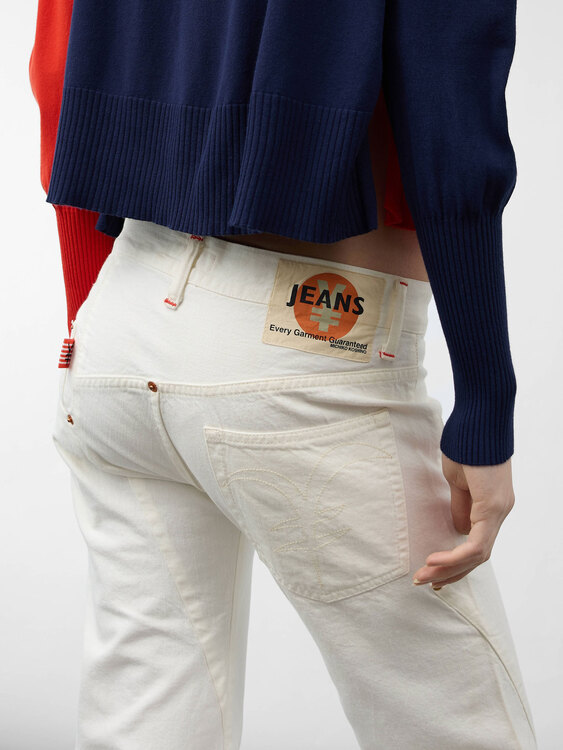 Michiko Koshino Deconstructed Jeans 