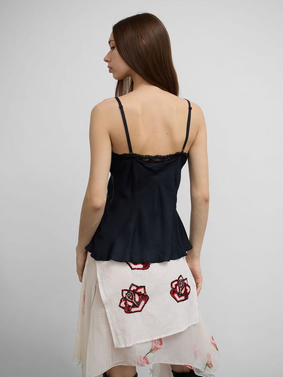 Silk Bustier Top 