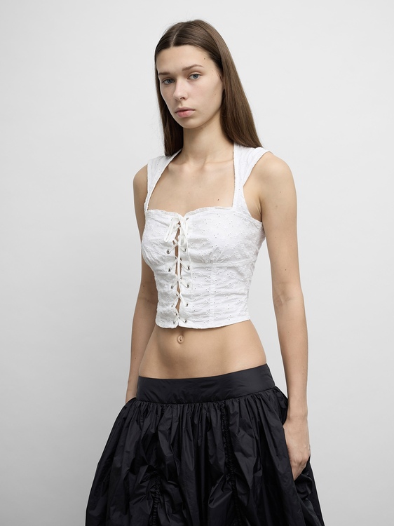 Sisley Embroidered Bustier 