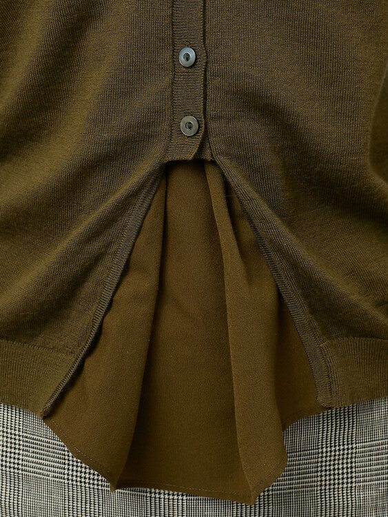 Stefanel Double Layer Cardigan 