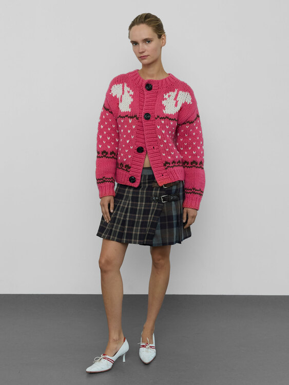 Dsquared2 Pink Knitted Cardigan 