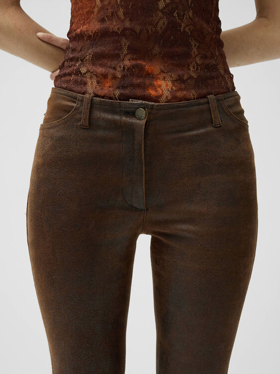 Plein Sud Leather Trousers 