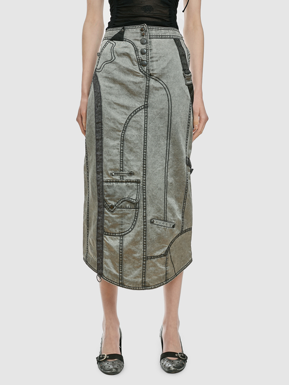 Deconstructed Maxi Skirt 