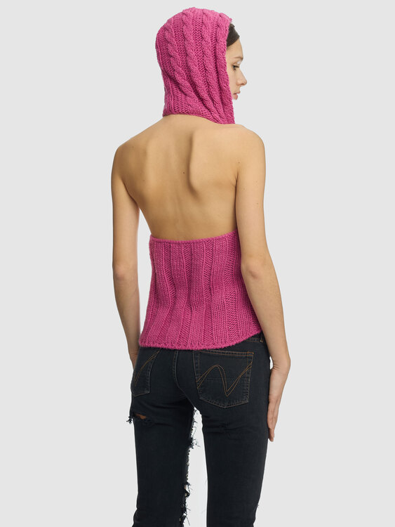 Benetton Knitted Halter Top 