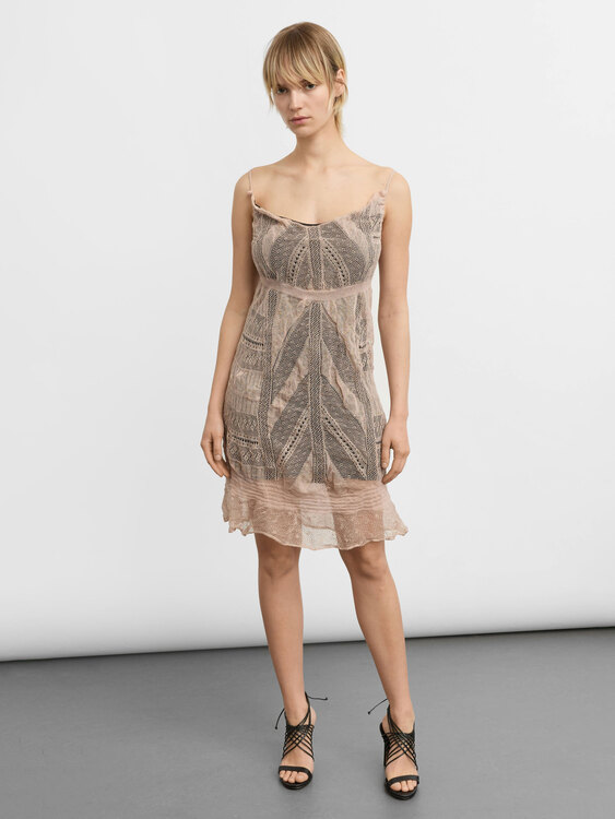 Anna Molinari Open Knit Dress 