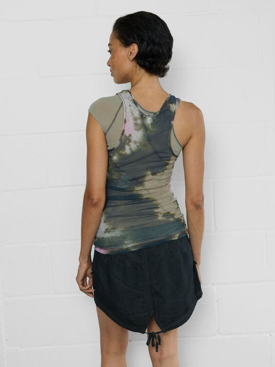 Plein Sud Double Layer Mesh Top 