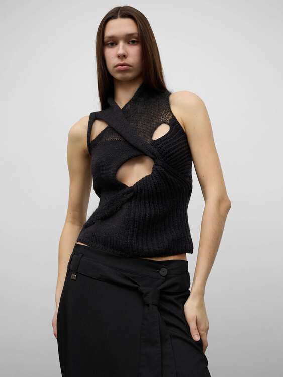 Gazebo Knitted Wool Vest 