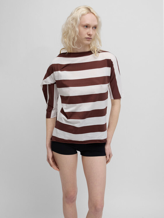 Ann-Sofie Back Striped T-Shirt 