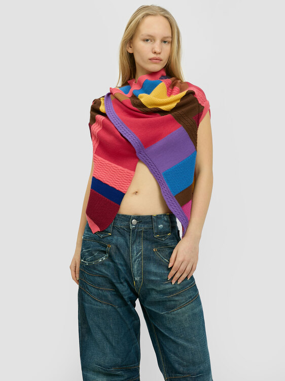 Comme des Garçons Patchwork Shrug 