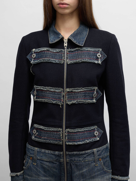 Nolita Wool And Denim Coat 