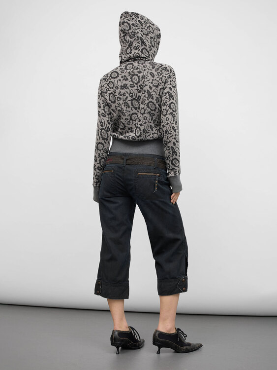 Miss Sixty Floral Print Hoodie 