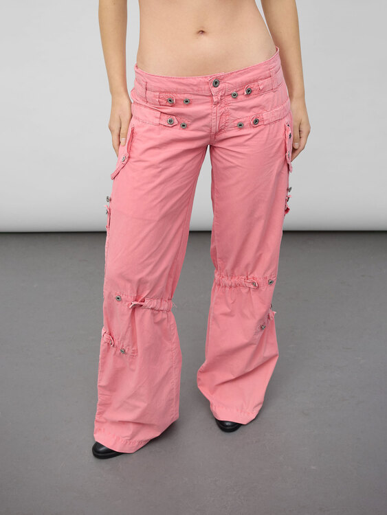 Dolce & Gabbana Pink Cargo Trousers 