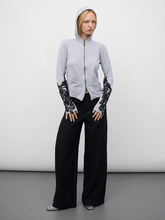 Sarah Pacini Wide Leg Trousers 