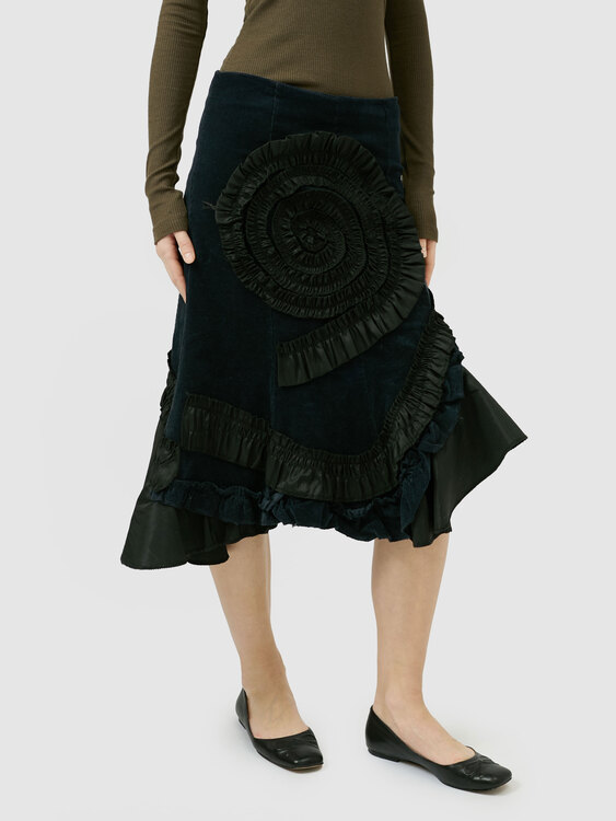 Asymmetrical Midi Skirt 