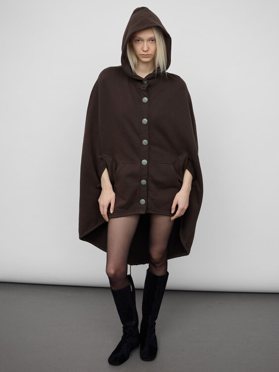 Michiko Koshino Hooded Poncho 