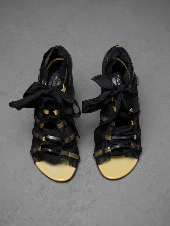 Dolce & Gabbana Open Toe Heels 