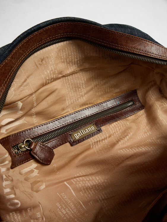 John Galliano Denim Handbag 