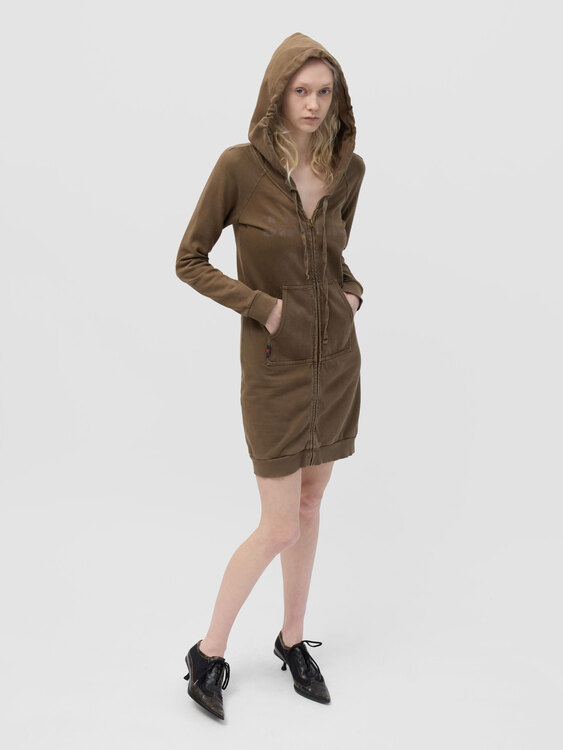 Michiko Koshino Hoodie Dress 