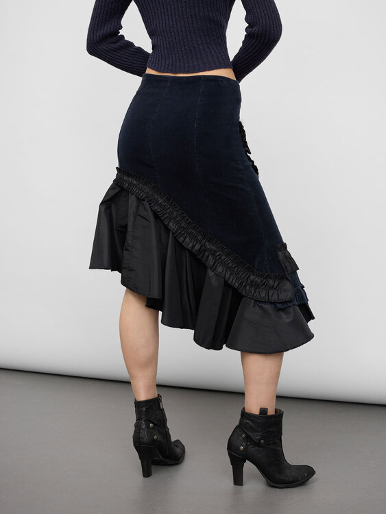 Asymmetrical Midi Skirt 