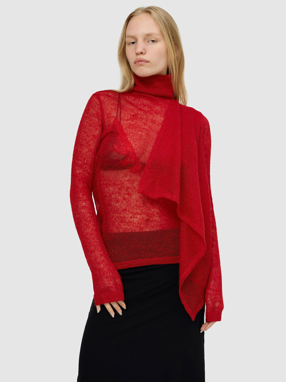 Plein Sud Red Mantle Jumper 