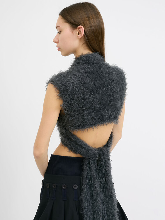 Cop Copine Fuzzy Top 