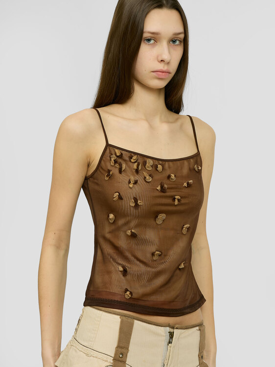 Plein Sud Floral Appliqué Top 