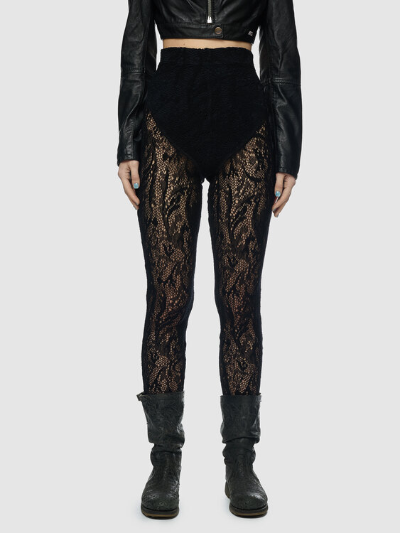 Black Lace Leggings 