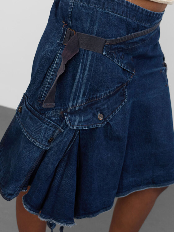 Girbaud Asymmetrical Skirt 