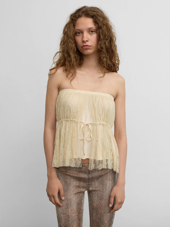 Plein Sud Strapless Top 