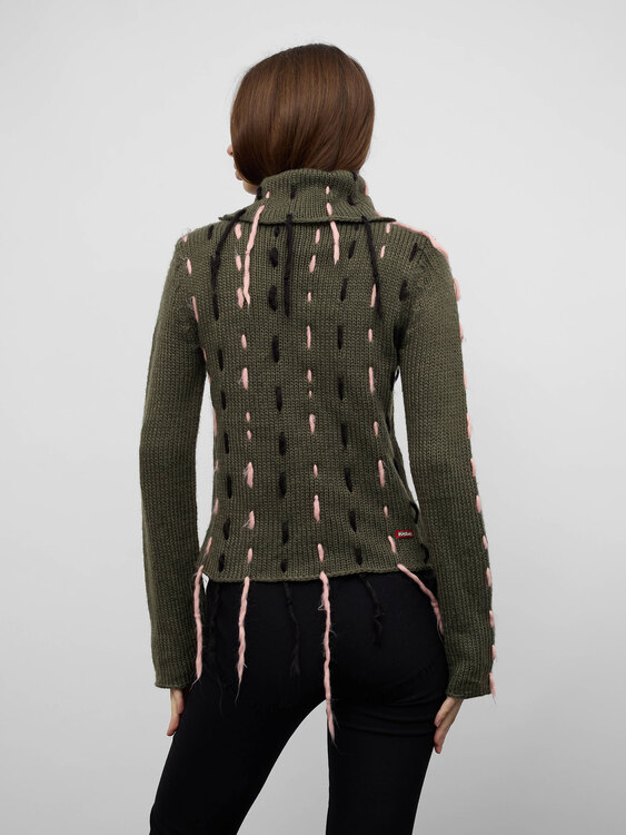 Killah Khaki Green Jumper 