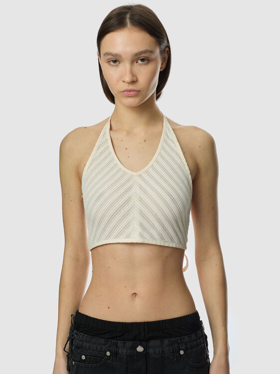 Extē Macramé Halter Top 